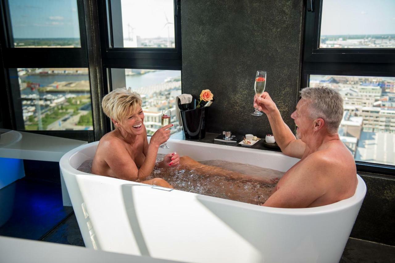 Exclusieve Prive Wellness Penthouse Skynooz Lägenhet Antwerpen Exteriör bild