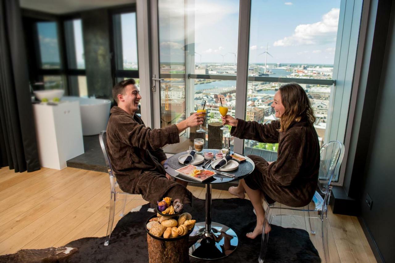 Exclusieve Prive Wellness Penthouse Skynooz Lägenhet Antwerpen Exteriör bild